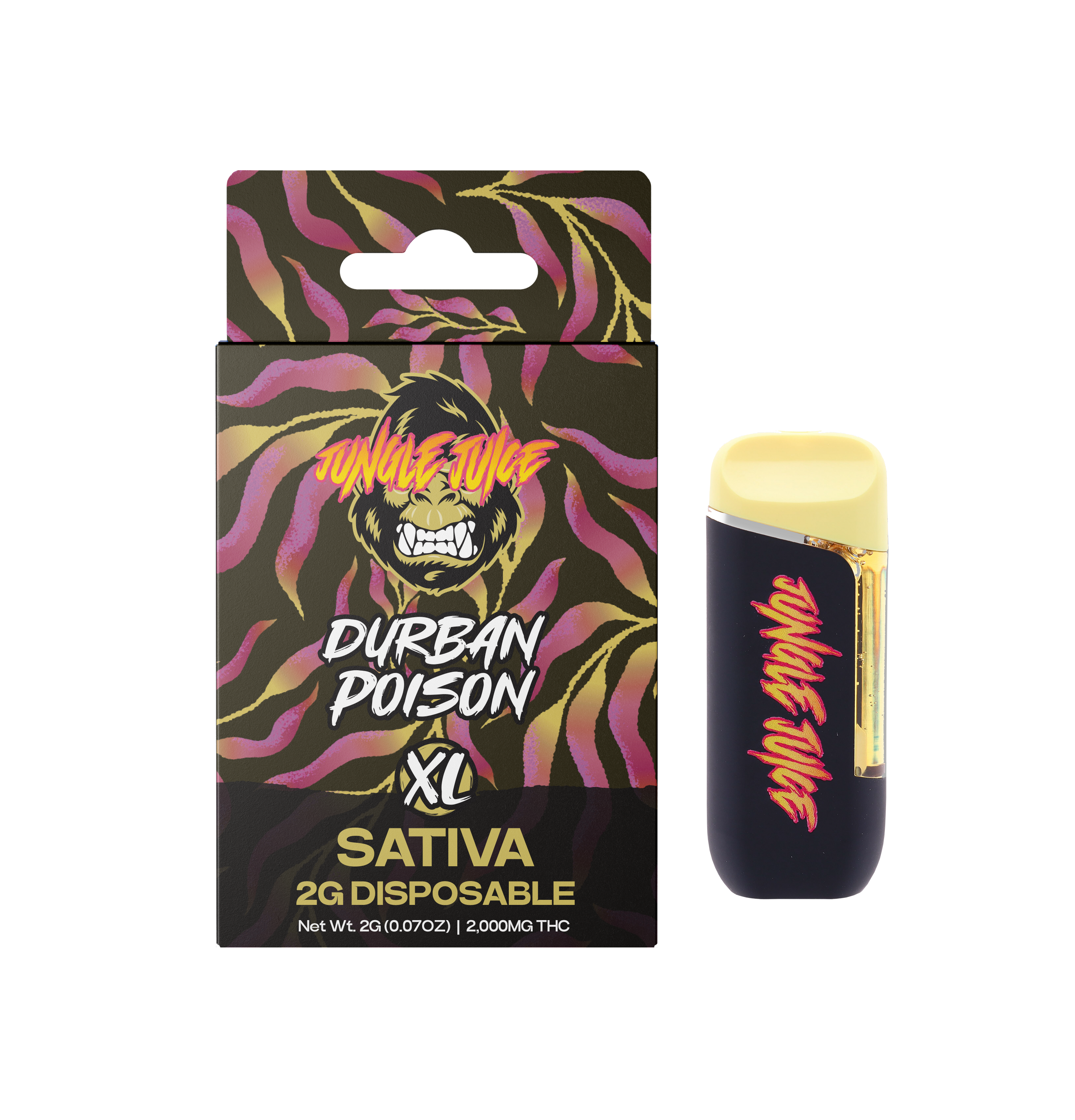 Photograph of product: Jungle Juice - Durban Poison Disposable 2g