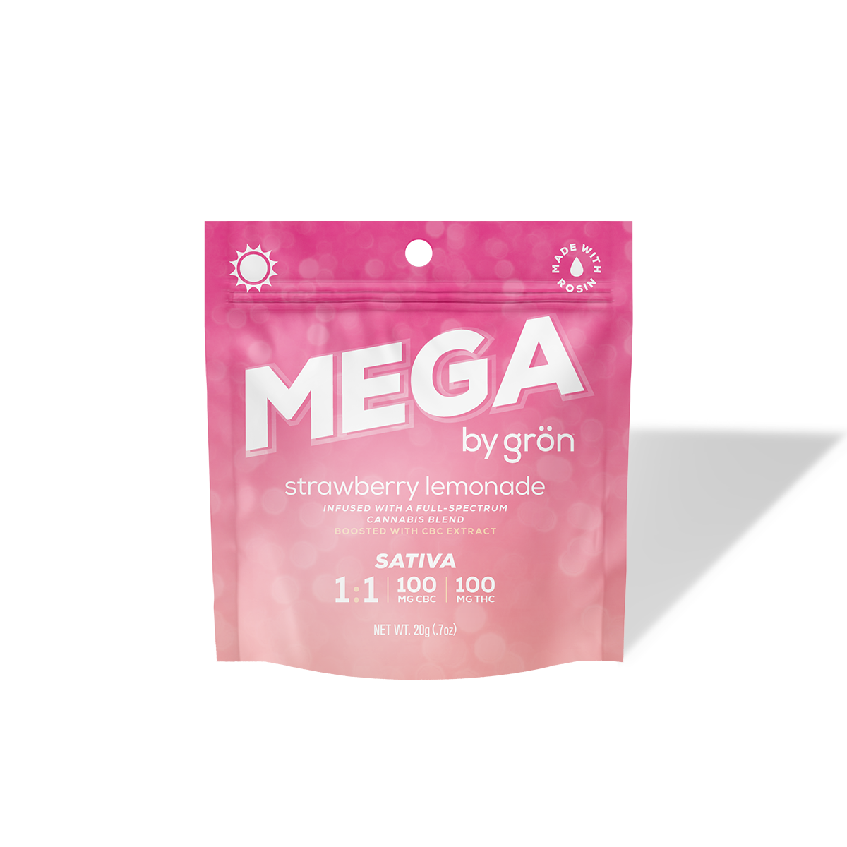 Photograph of Product: Strawberry Lemonade 1:1  Mega Pearl (100mg)