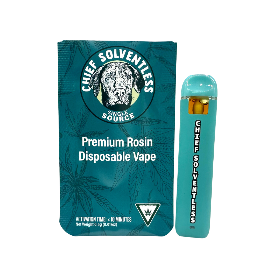 Photograph of product: Chief Solventless Rosin Disposable | Blue Mosa