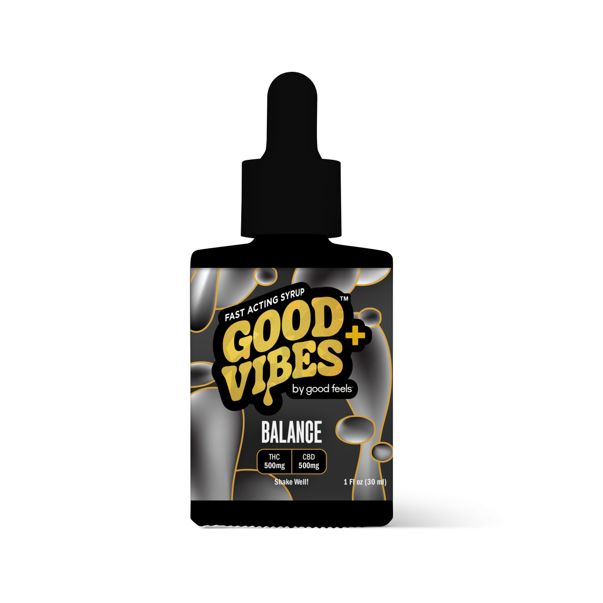 Photograph of product: Good Vibes | Plus Balance 1:1 | Tincture | 500mg