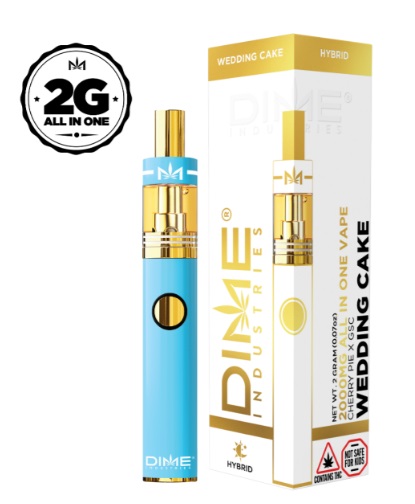 Photograph of product: Wedding Cake (IH) - Signature Line - 2g Disposable - DIME