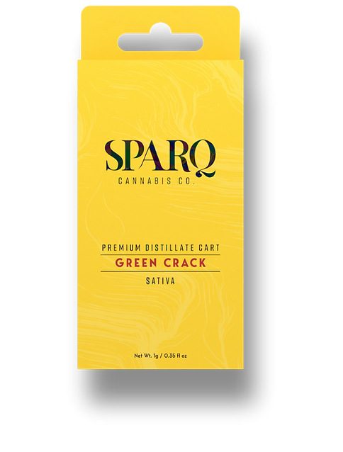 Photograph of product: Green Crack Distillate Cartridge | 1G | Sparq