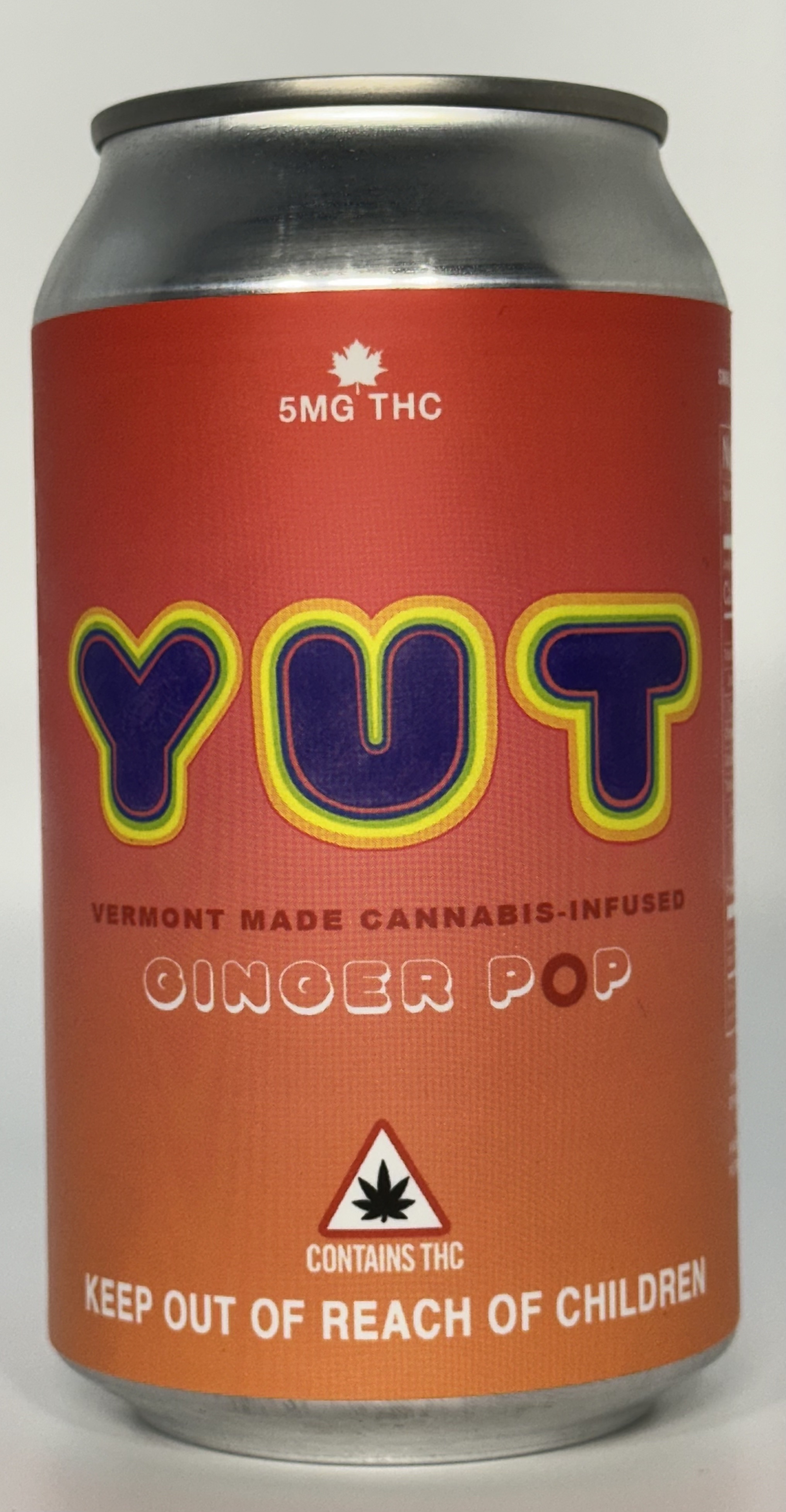 Photograph of product: YUT -  Ginger Pop Mini Can - 5 MG TH-oui