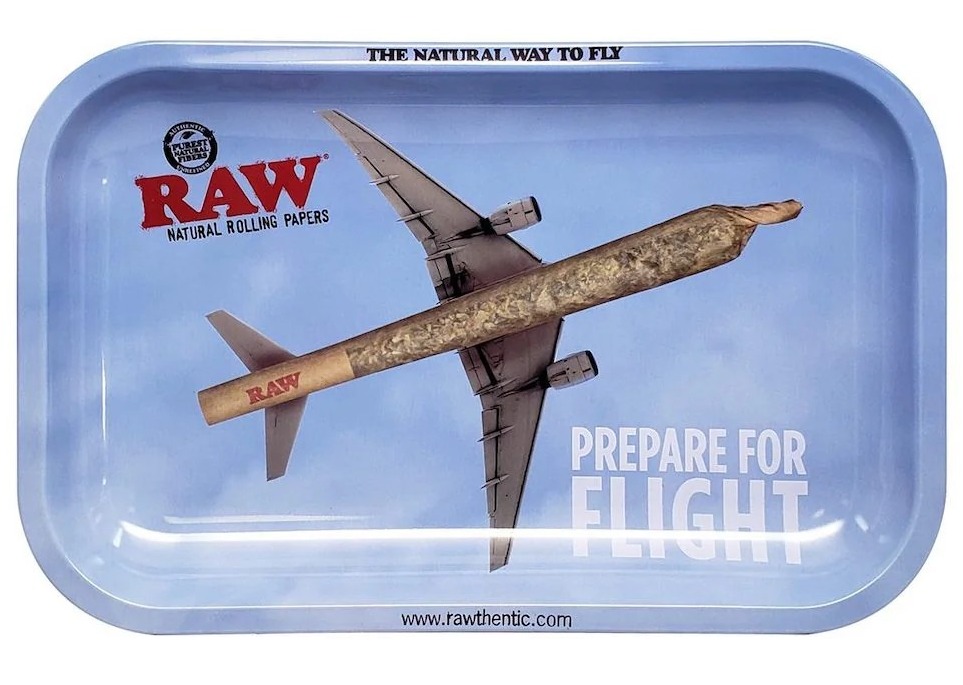 Photograph of product: RAW | Prepare For Flight Rolling Tray - Small
