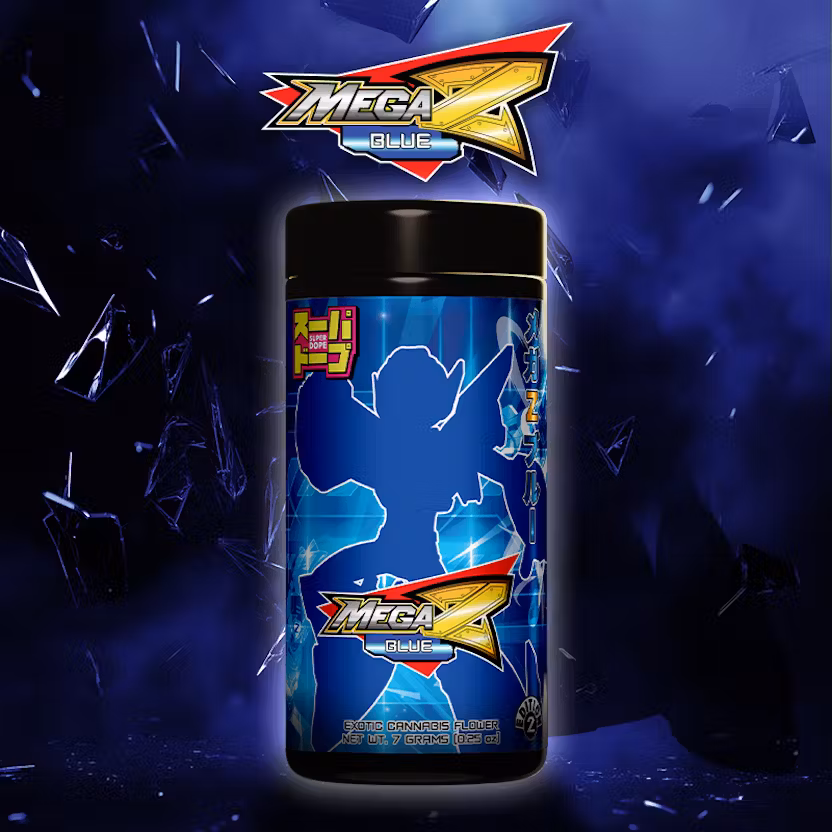 Photograph of product: Fear of Boof x Super Dope - Pre-Pack Flower - (7g) - **MEGA Z BLUE**