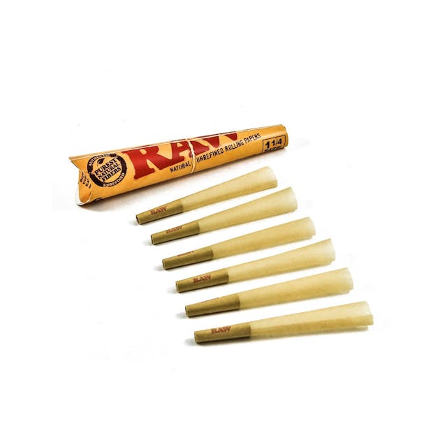 Photograph of product: RAW | Cones - 1 1/4 Size 6pk - 