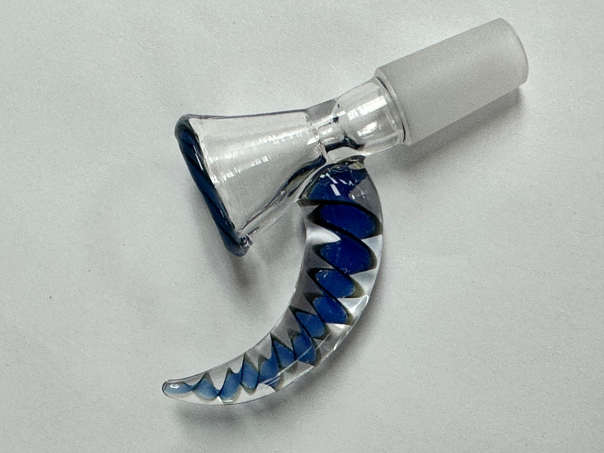 Photograph of product: Bowl - 14mm Heady Swirl Worked Handle