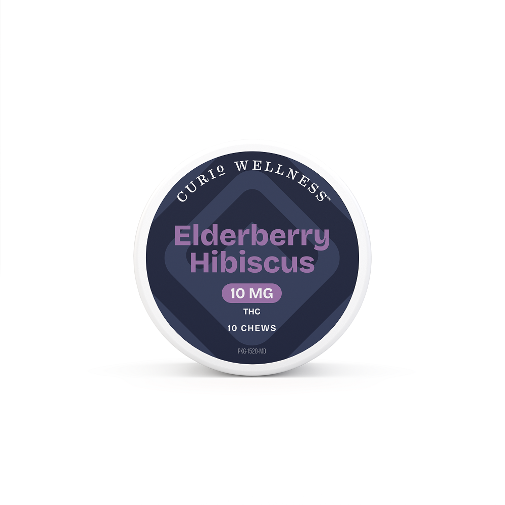 Photograph of product: 100mg Elderberry Hibiscus Chews 10pk