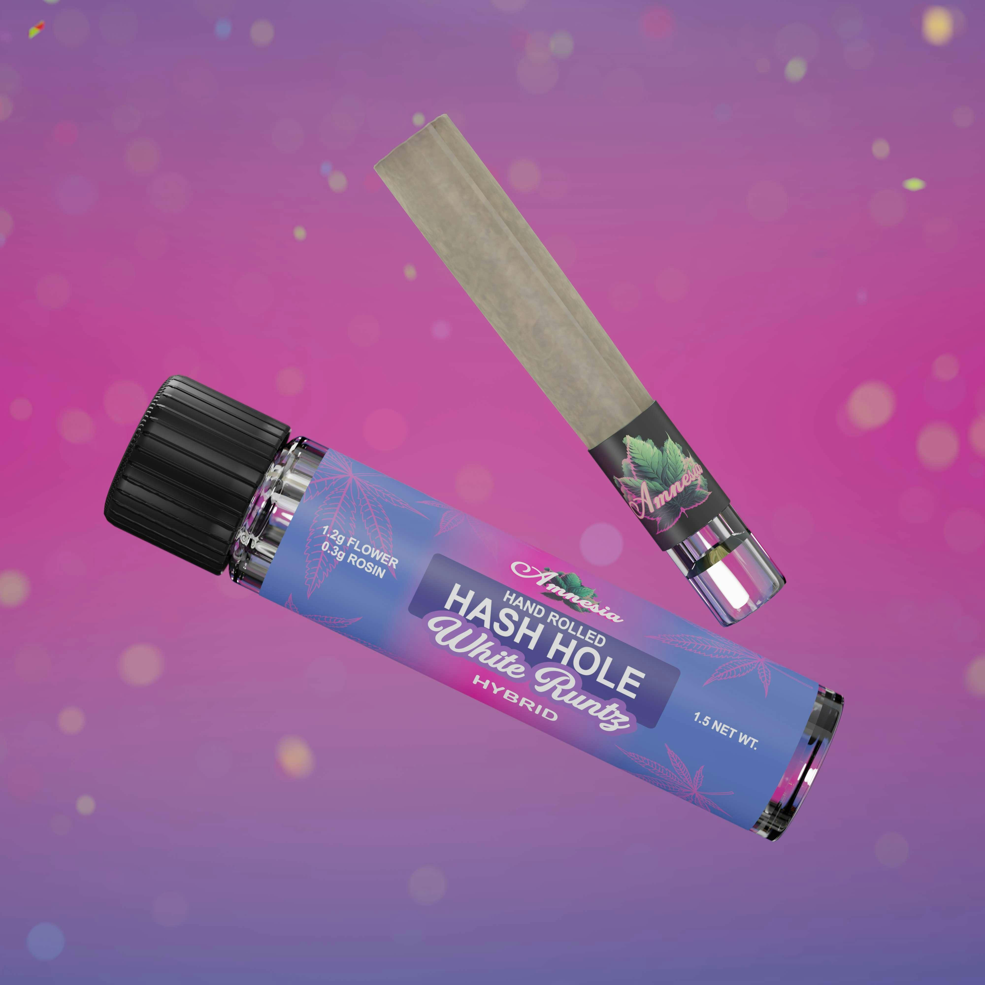 Photograph of product: AMNESIA | WHITE RUNTZ - au chocolat HOLE HYBRID