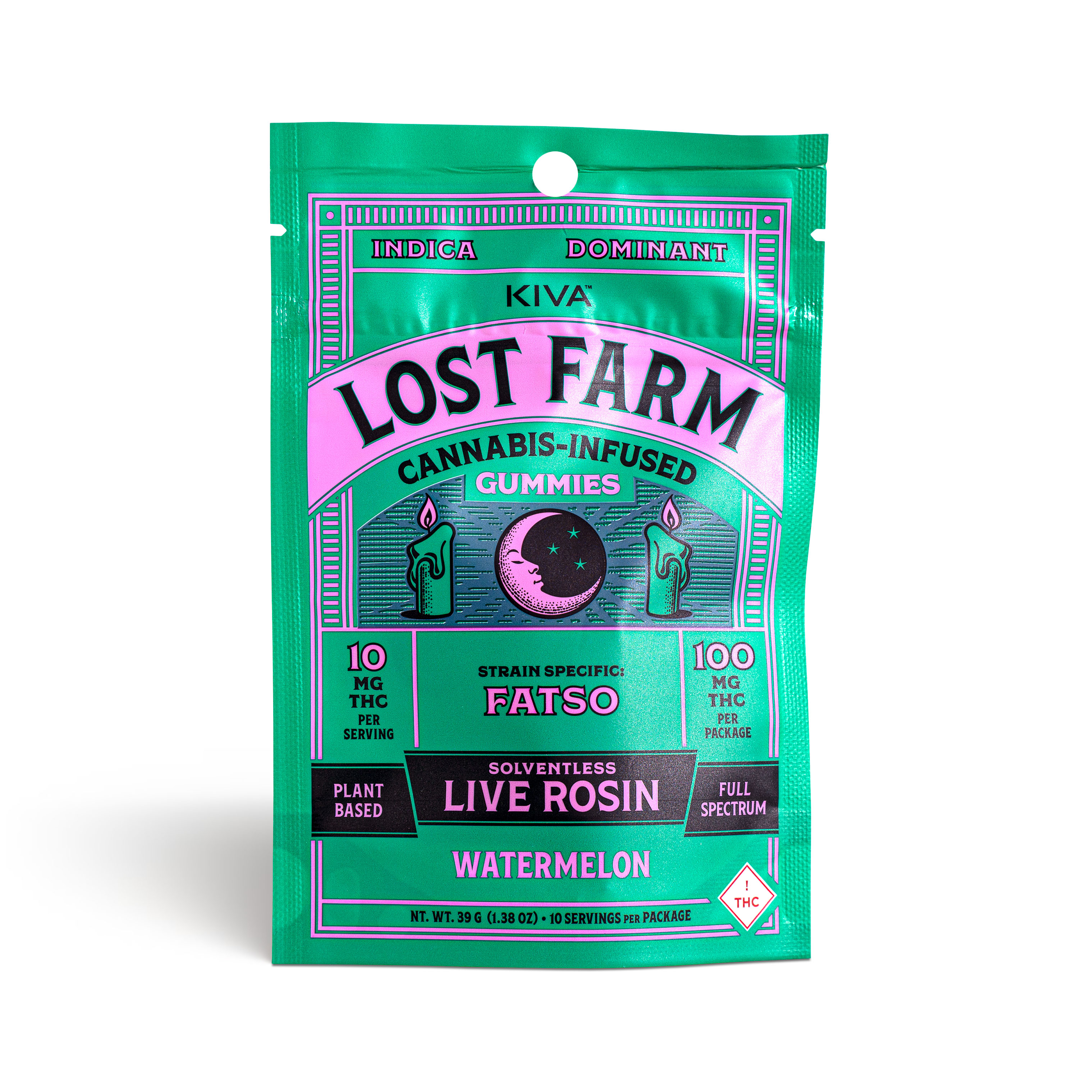 Photograph of product: Watermelon Live Rosin Gummies - 100mg