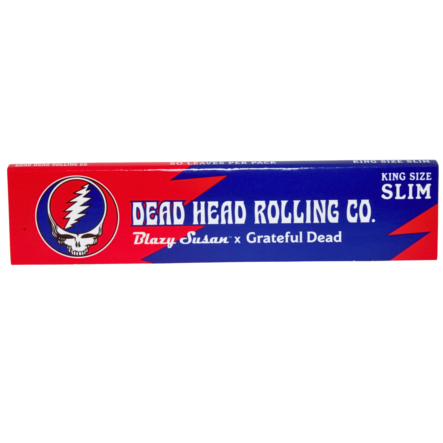 Photograph of product: BLAZY SUSAN DEAD HEAD ROLLING PAPERS KING SIZE REC