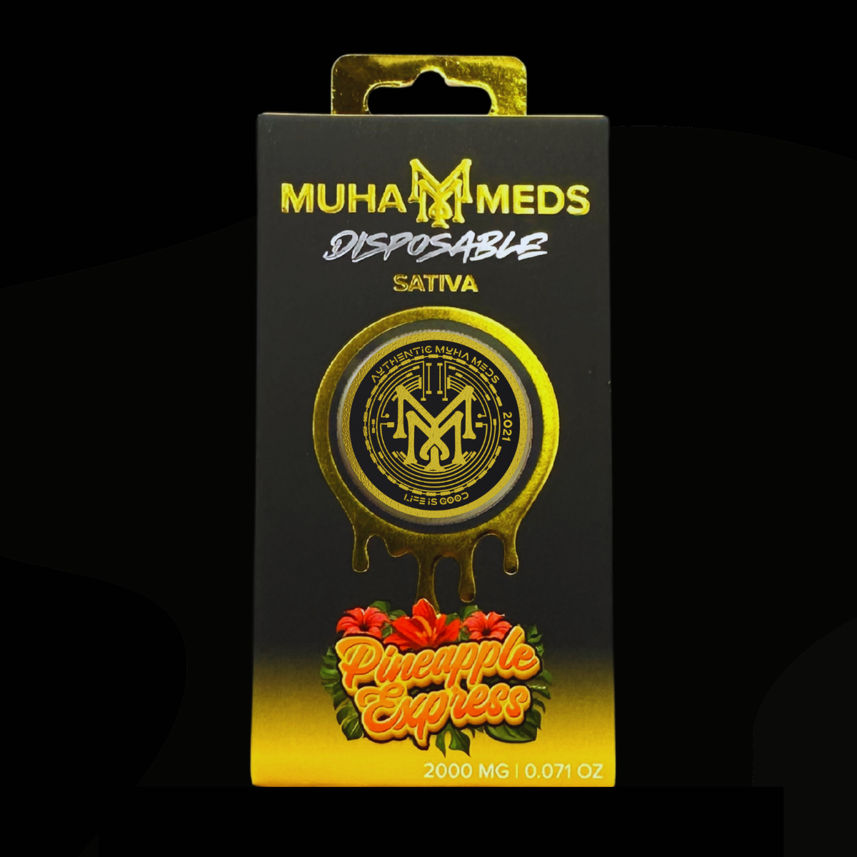 Photograph of product: Muha Meds 2g Disposable | Pineapple Express - Oui'd
