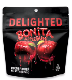 Photograph of product: DELIGHTED BONITA APPLEBUM 14G FLOWER