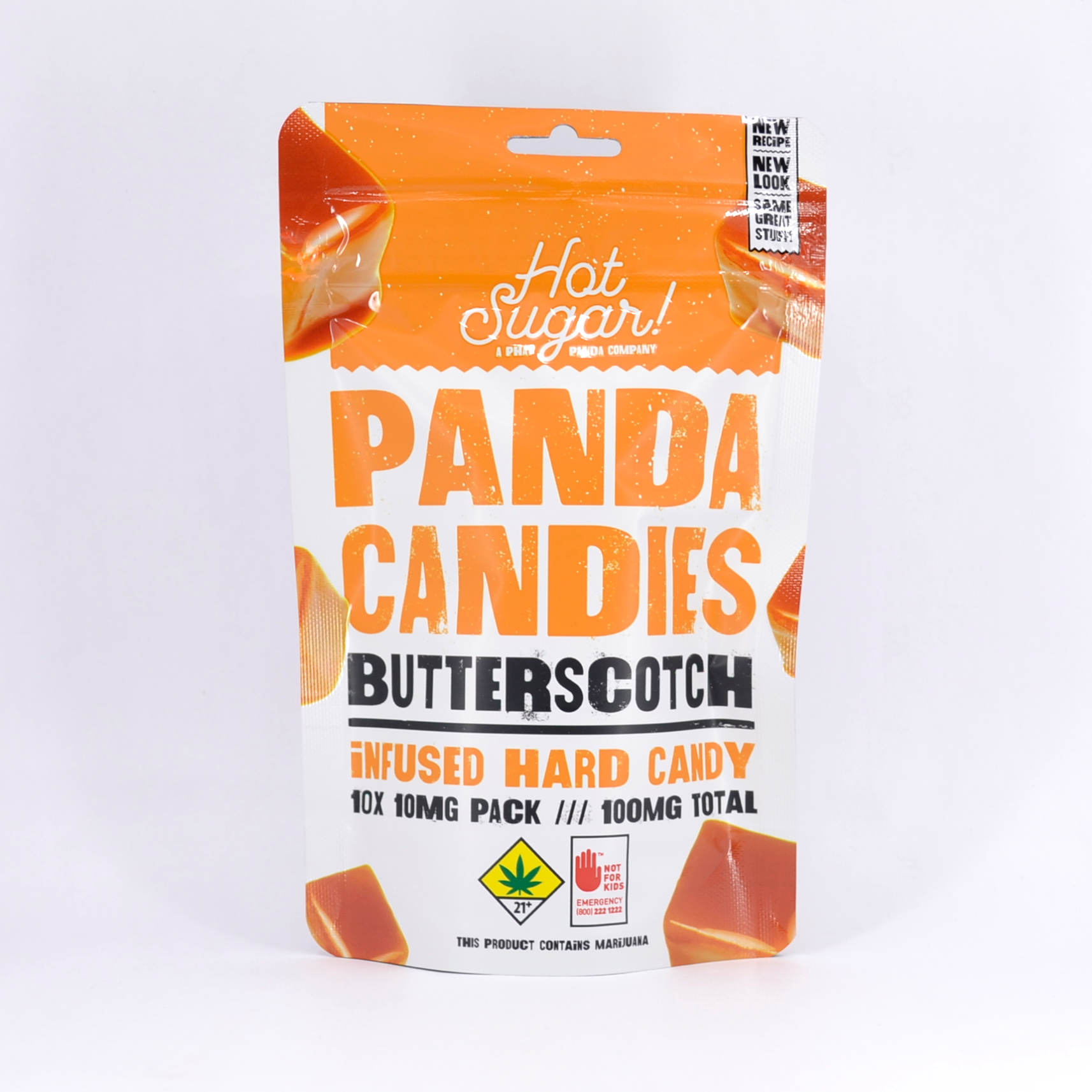 Photograph of product: Butterscotch Panda Candies | 10pk | (100mg)