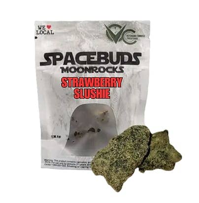 Photograph of Product: Space Buds - Moonrocks - Strawberry Slushie - Infused Flower - 4g