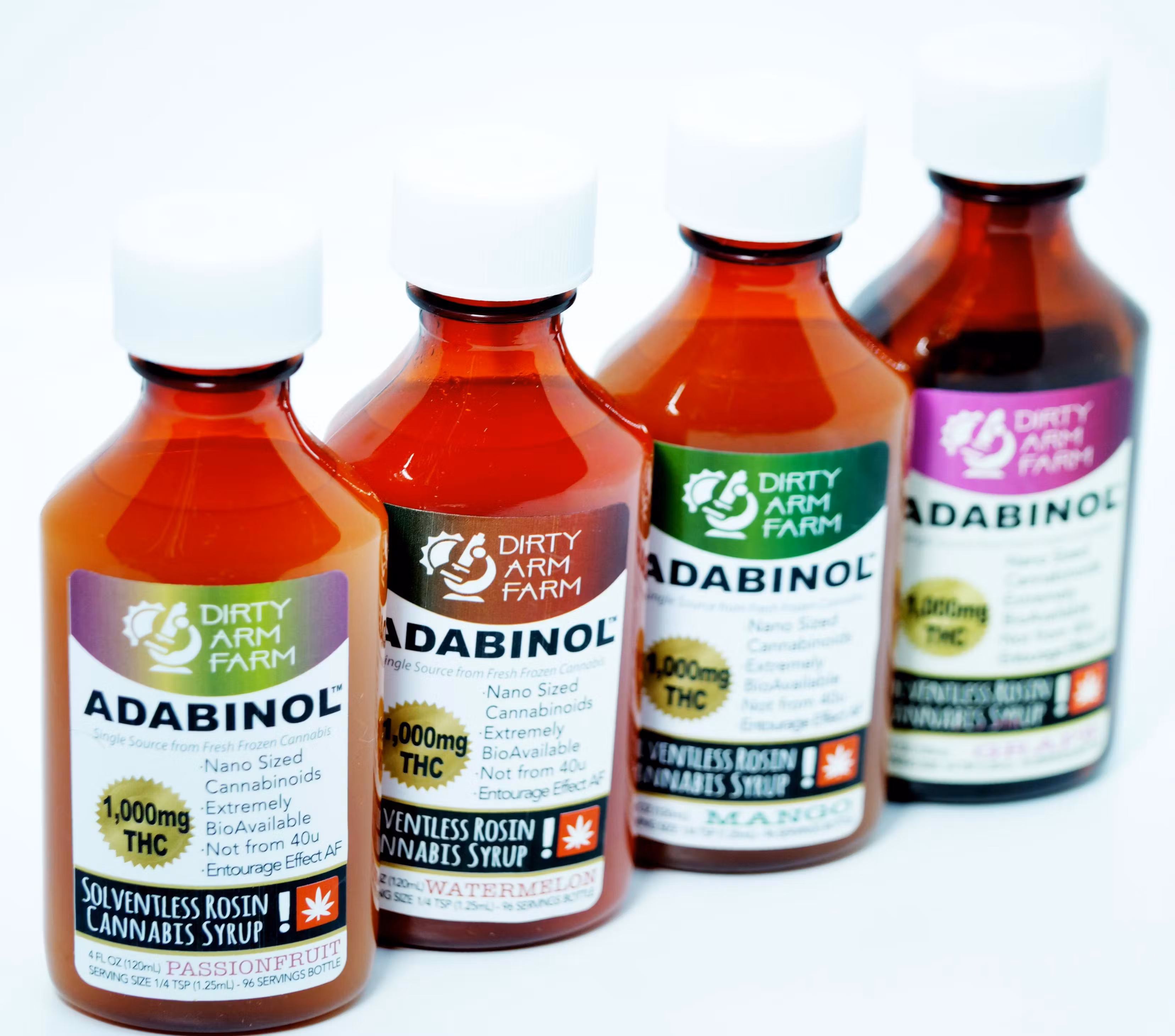 Photograph of product: DAF | Adabinol Rosin Syrup | 100mg