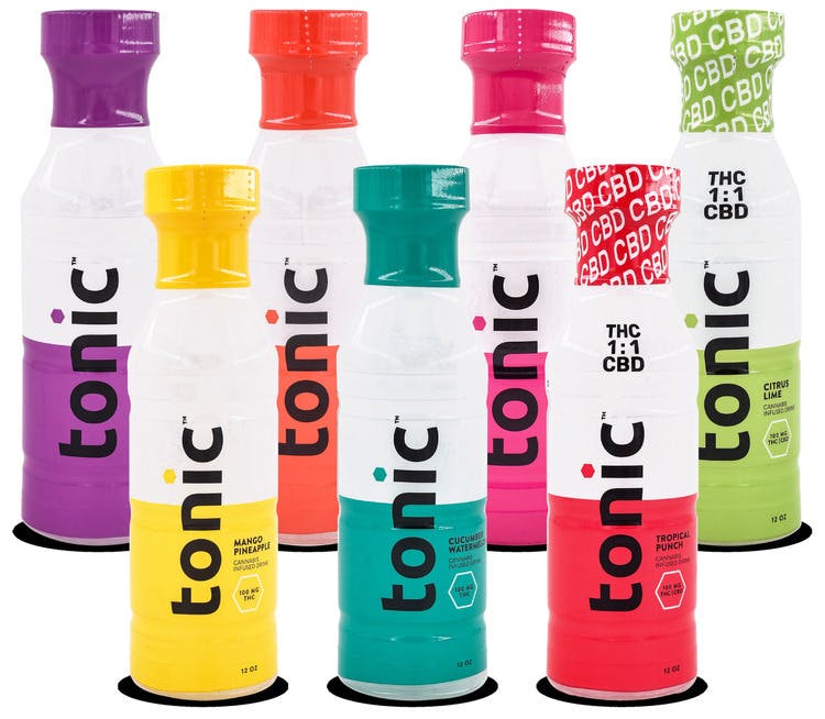 Photograph of product: Tonic | 100mg | Drink | Pomegranate Acai