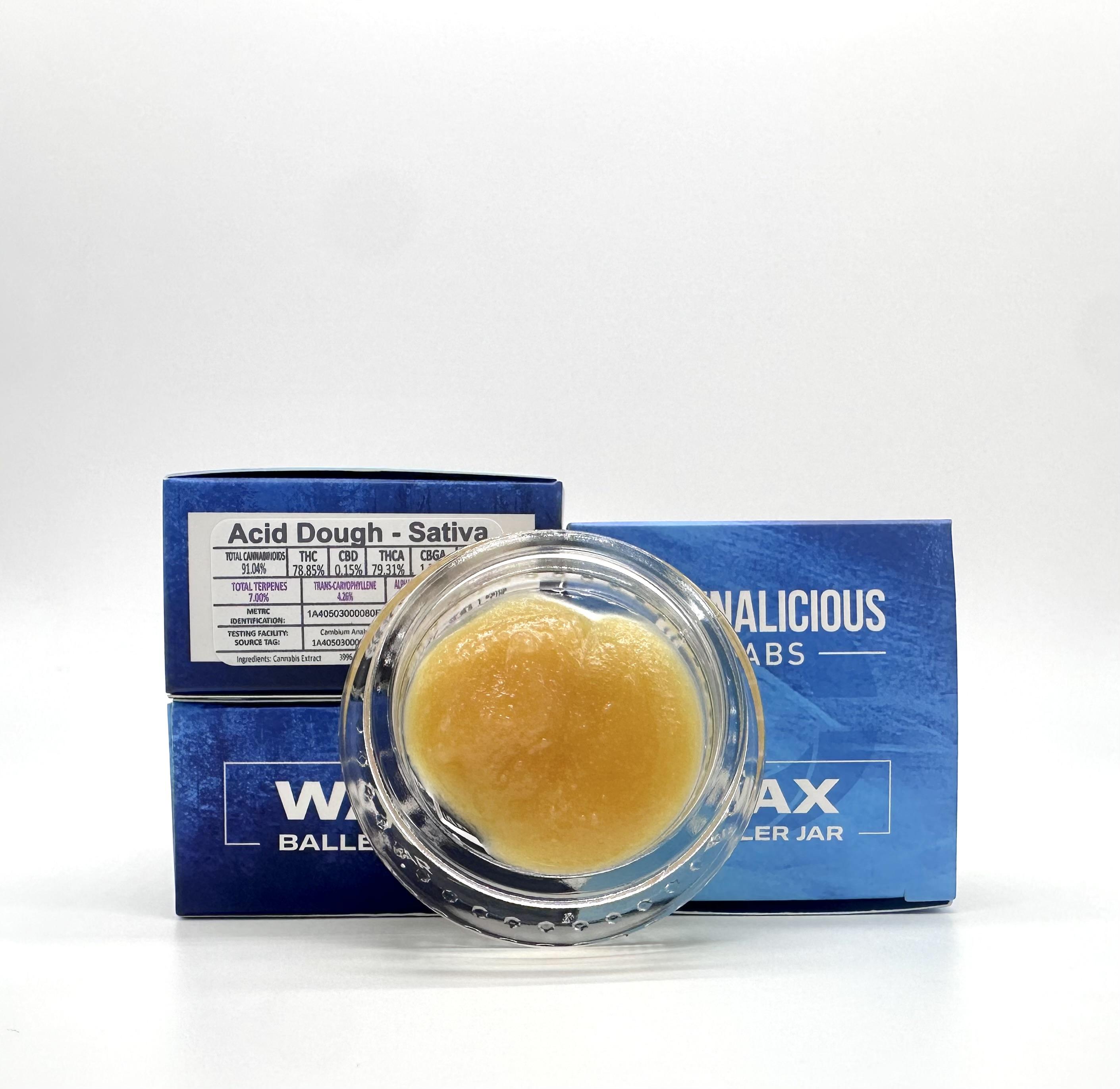 Photograph of product: Cannalicious | Tropicana Jet Fuel | 7g Live Resin Baller Jar