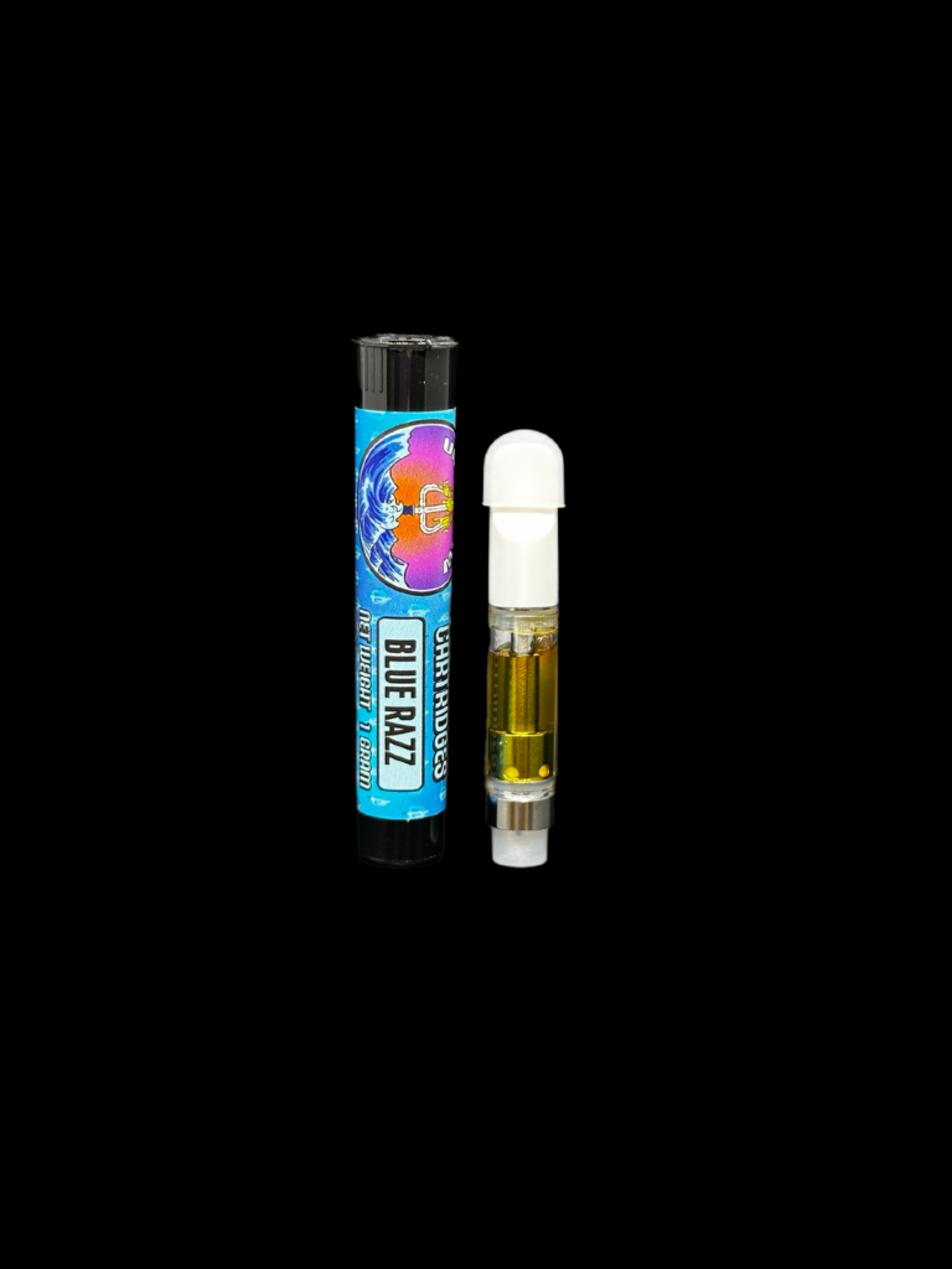 Photograph of product: Undertow Oui'd: Blue Razz Distillate Cartridge