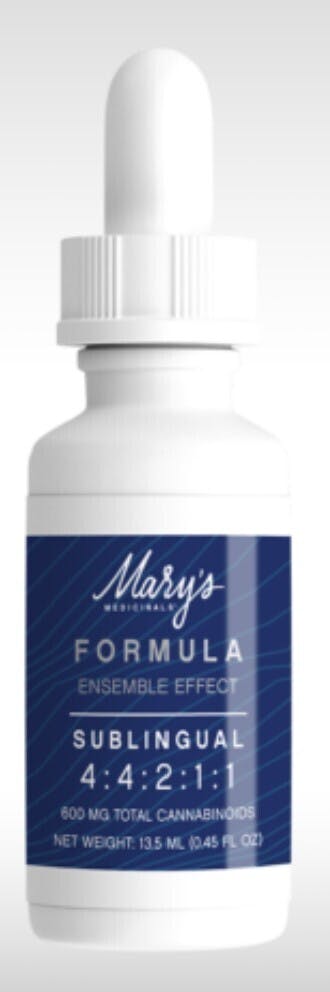 Photograph of product: MARY'S MEDICINAL 4:4:2:1:1 ENSEMBLE EFFECT TINCTURE
