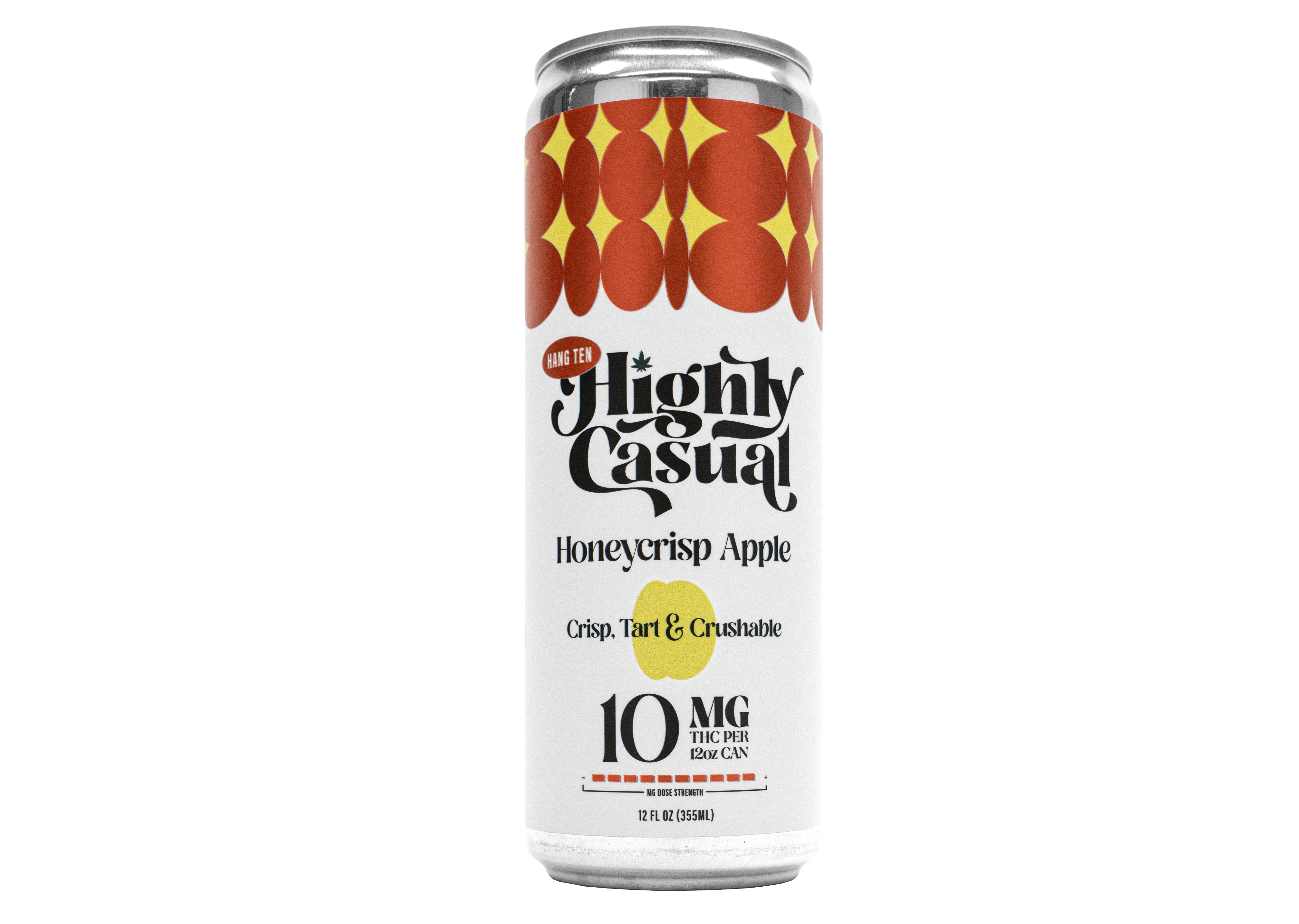 Photograph of product: Highly Casual Honeycrisp Apple Drink | 10mg