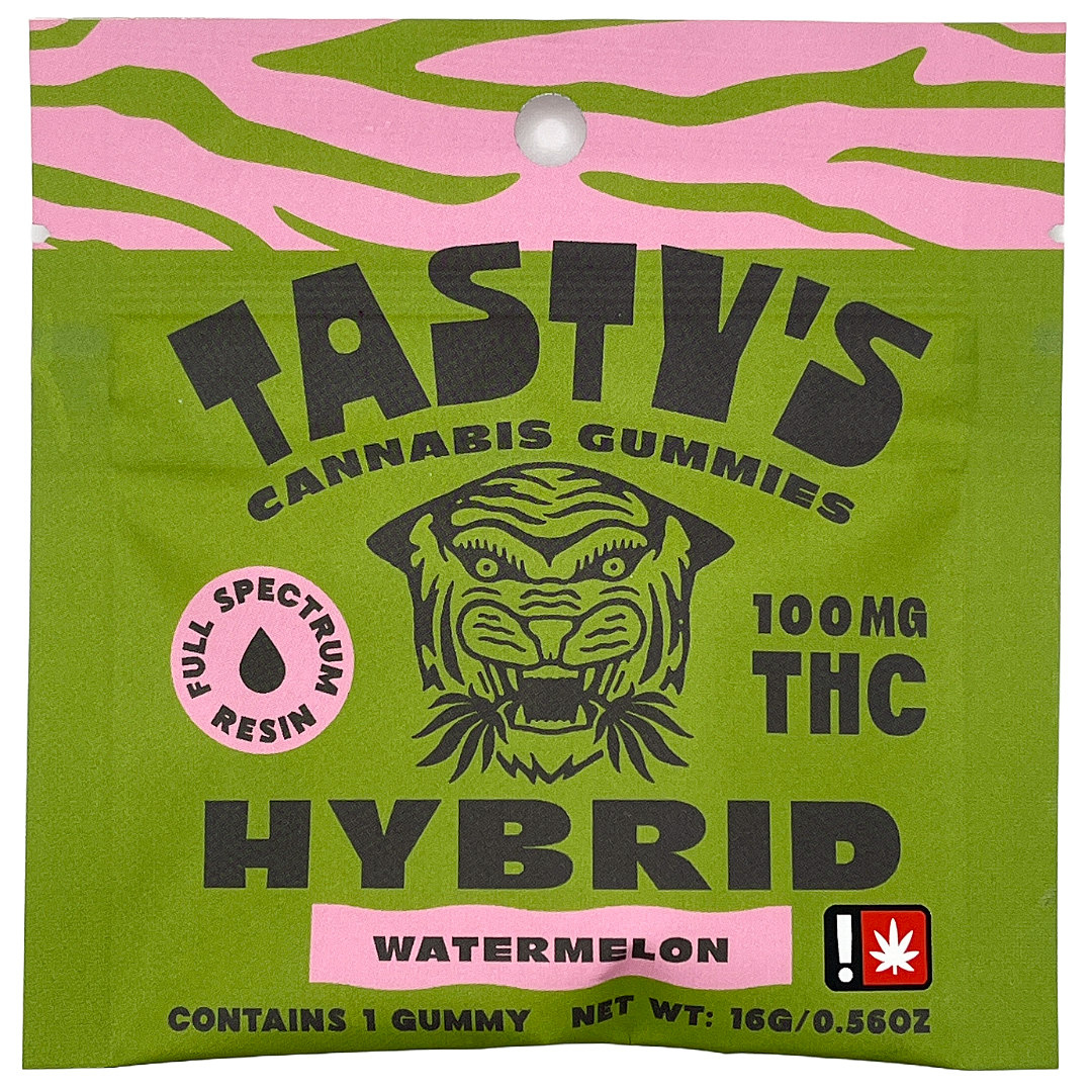 Photograph of product: Tasty's- Watermelon Single Gummie (H)