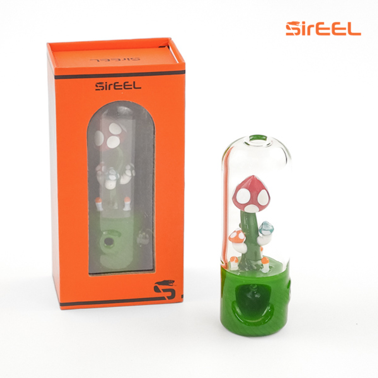 Photograph of product: SIREEL ANIMAL AND PLANT CAPSULE SPOON PIPE 4IN