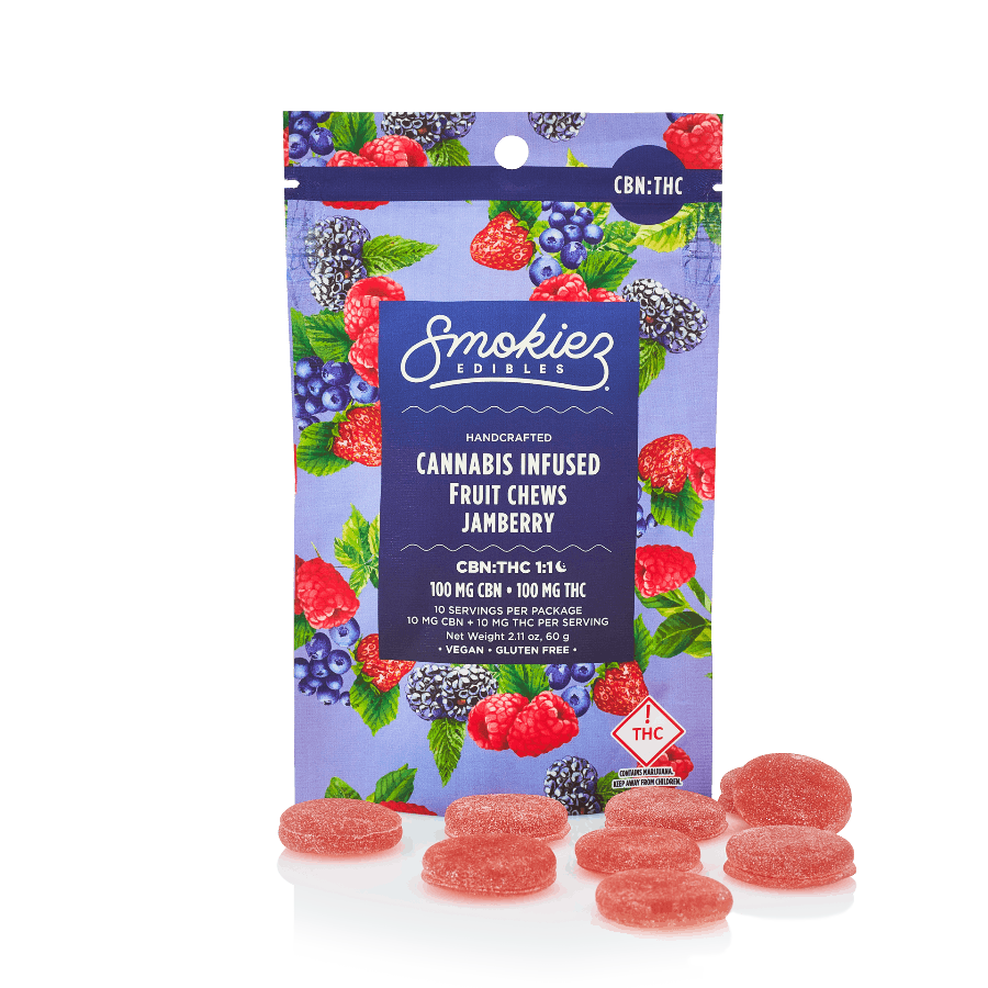 Photograph of product: Gummies 100mg - Smokiez - Jamberry
