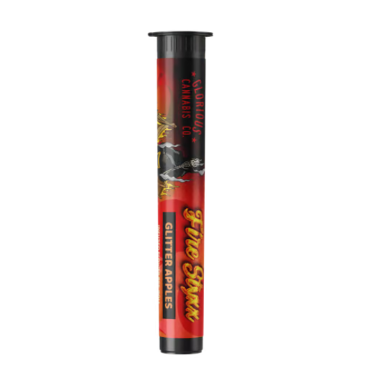 Photograph of product: Glorious Fire Styxx Glitter Apples Infused Pre Roll