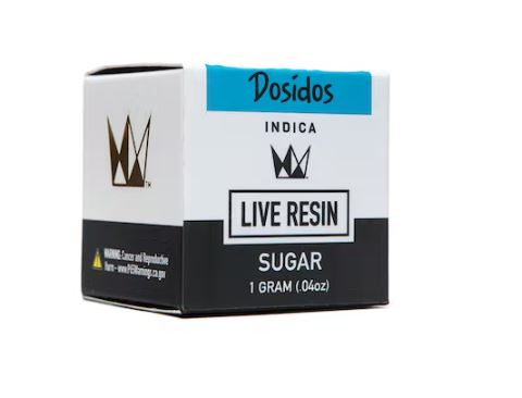 Photograph of product: LIVE RESIN SUGAR - DOSIDOS 1G - WEST COAST CURE
