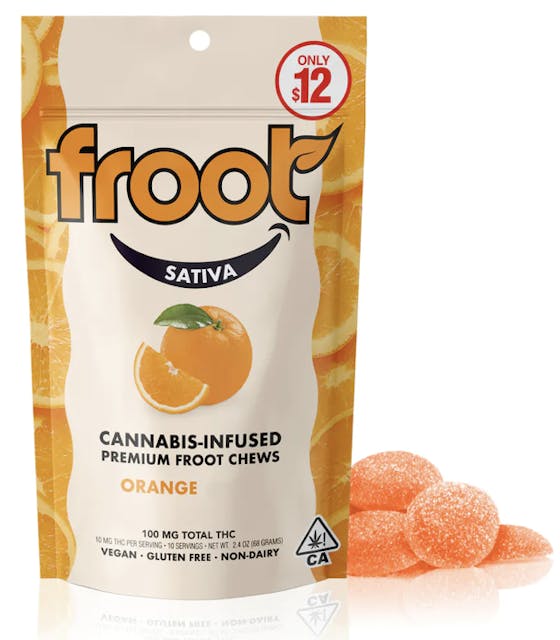 Photograph of product: Orange Bang - (S) 100mg Gummies - Retail