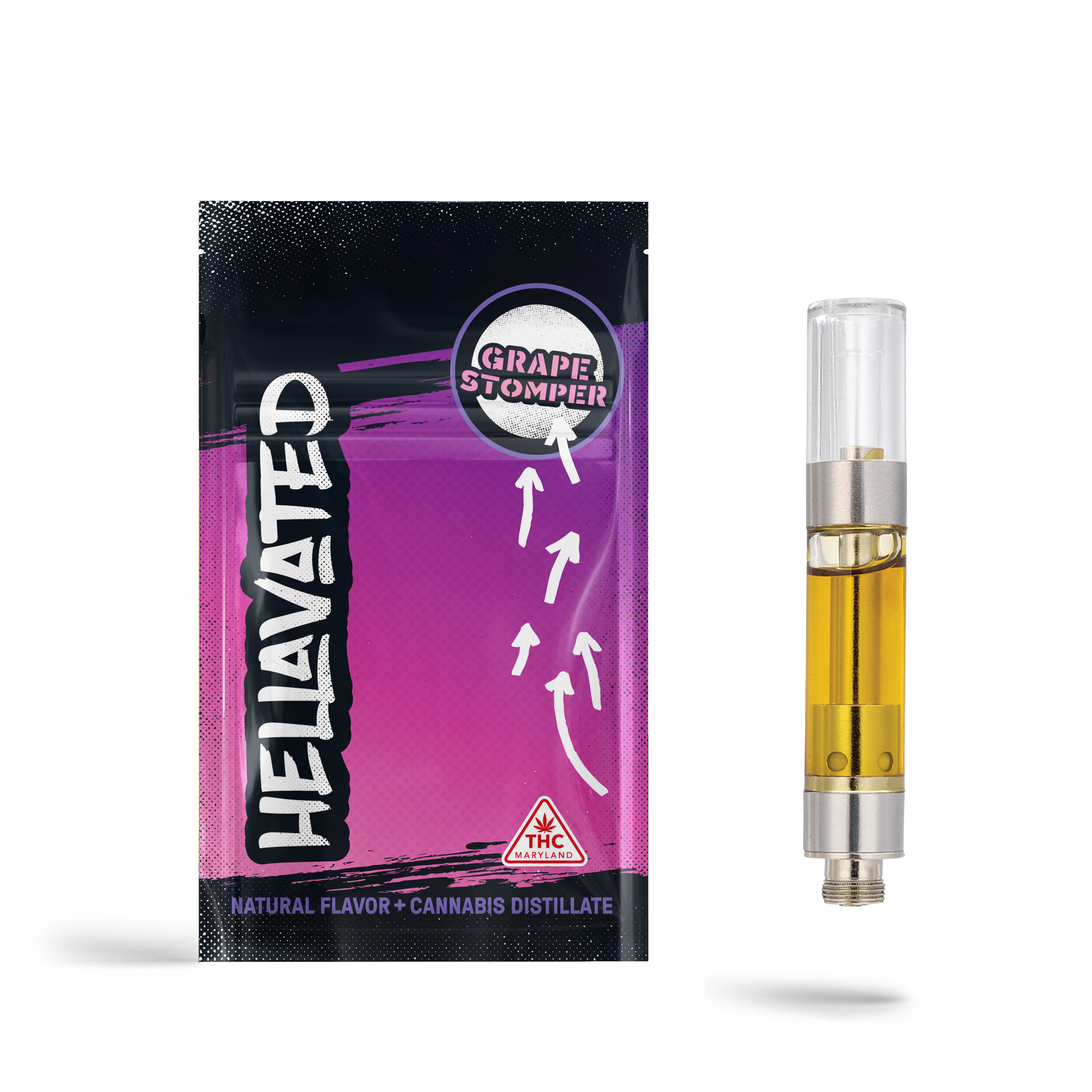 Photograph of Product: Hellavated Grape Stomper Cart 1g