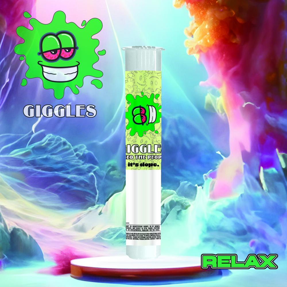Photograph of Product: Preroll - 1g - Giggle Sticks - Donnie Burger