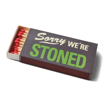 Photograph of product: Box Matches | High Jimmie | - Sorry, We're Stoned | $6