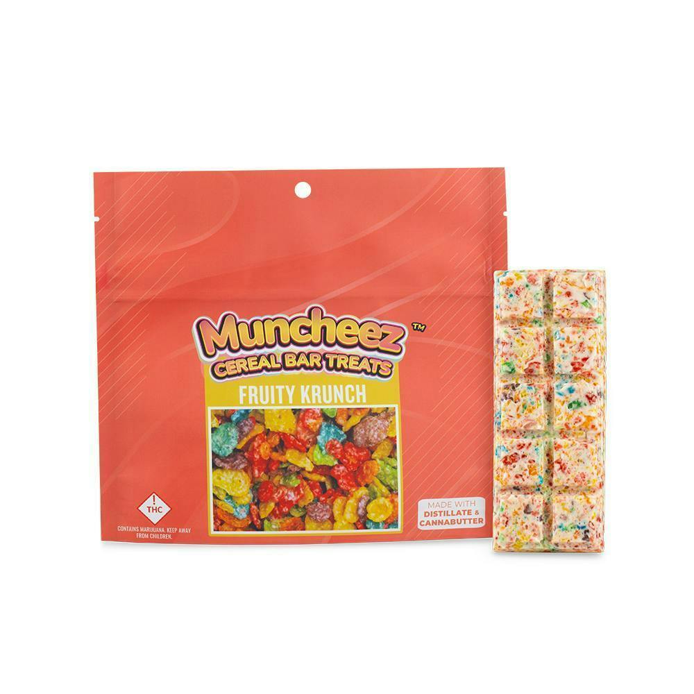 Photograph of product: MEDICAL CARD REQUIRED** Muncheez Cereal Bar 1000mg - Fruity Krunch