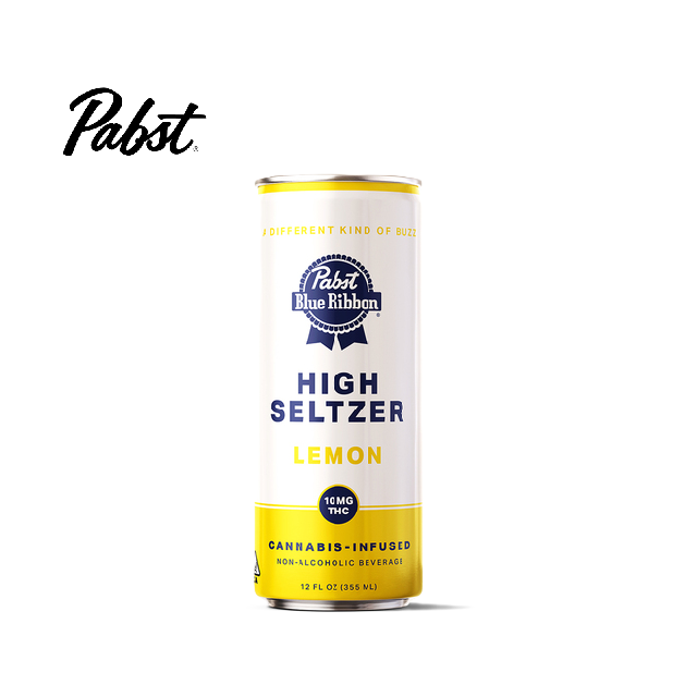 Photograph of Product: HIGH LEMON 10MG PBR INFUSED SELTZER