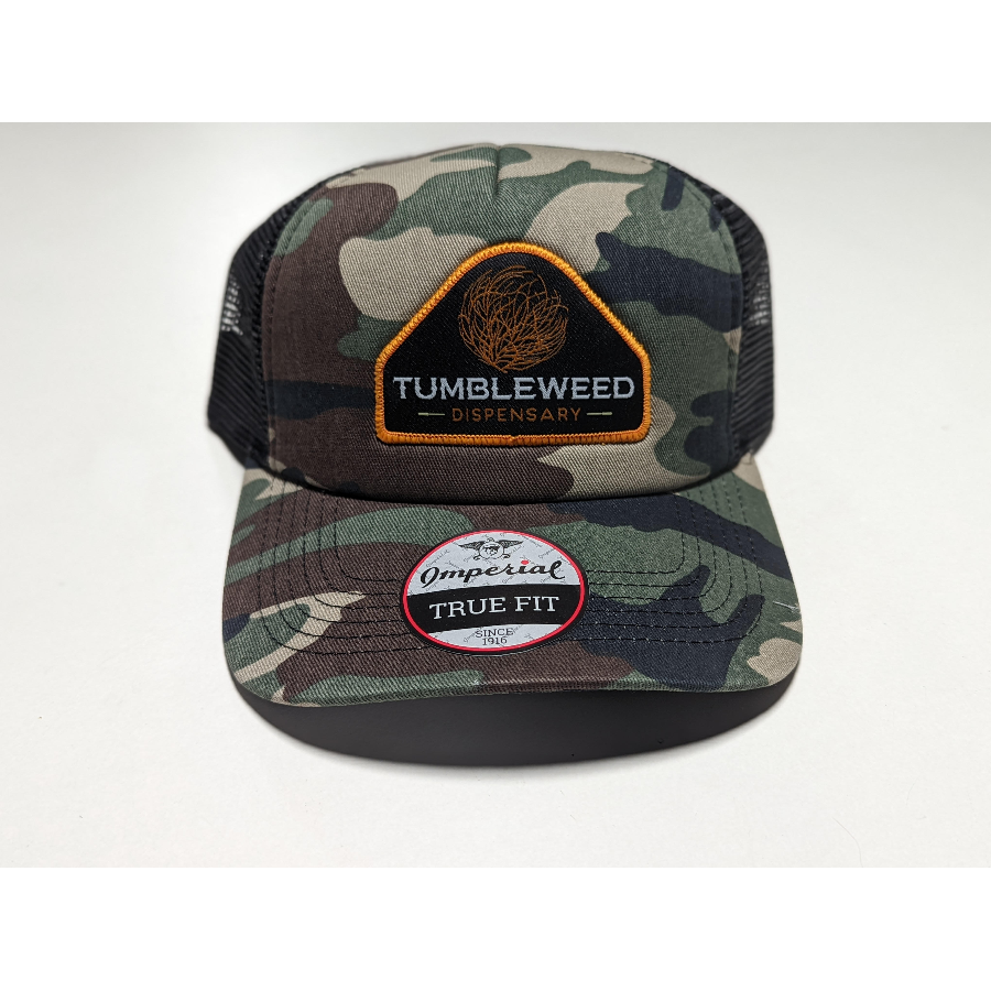 Photograph of product: Tumbleoui'd Hat - | Black and Camo