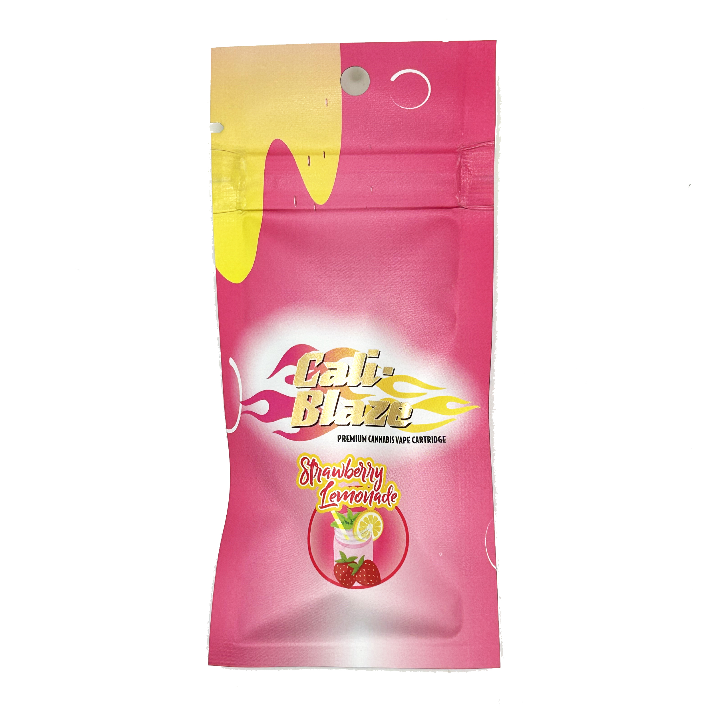 Photograph of product: Cali-Blaze Strawberry Lemonade Cartridge Rec