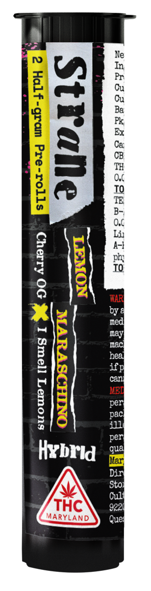Photograph of Product: Lemon Maraschino 2-Pack Pre-Roll | 1g
