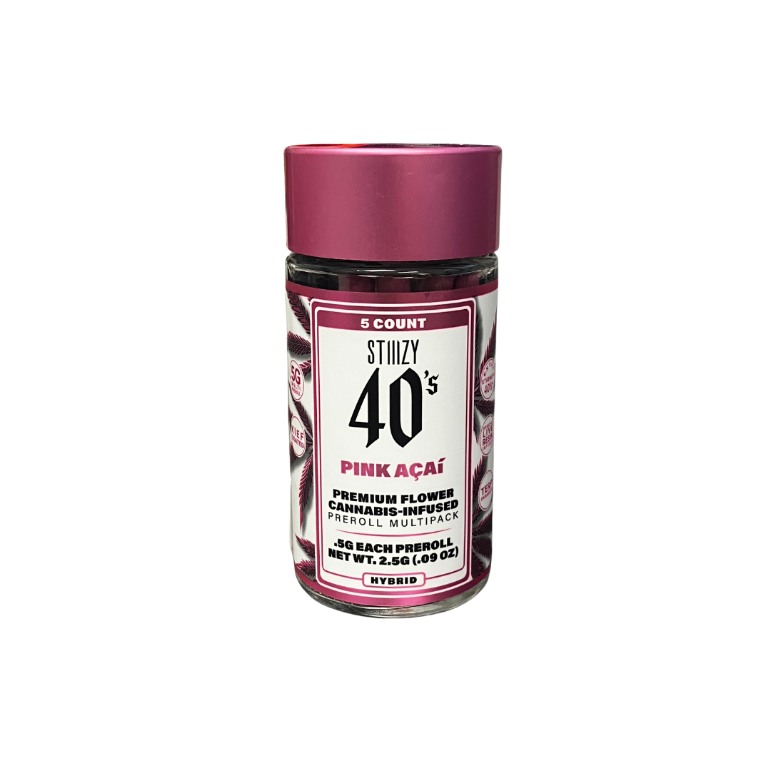 Photograph of product: Pink Acai 5 Pack Prerolls (H) | 2.5g