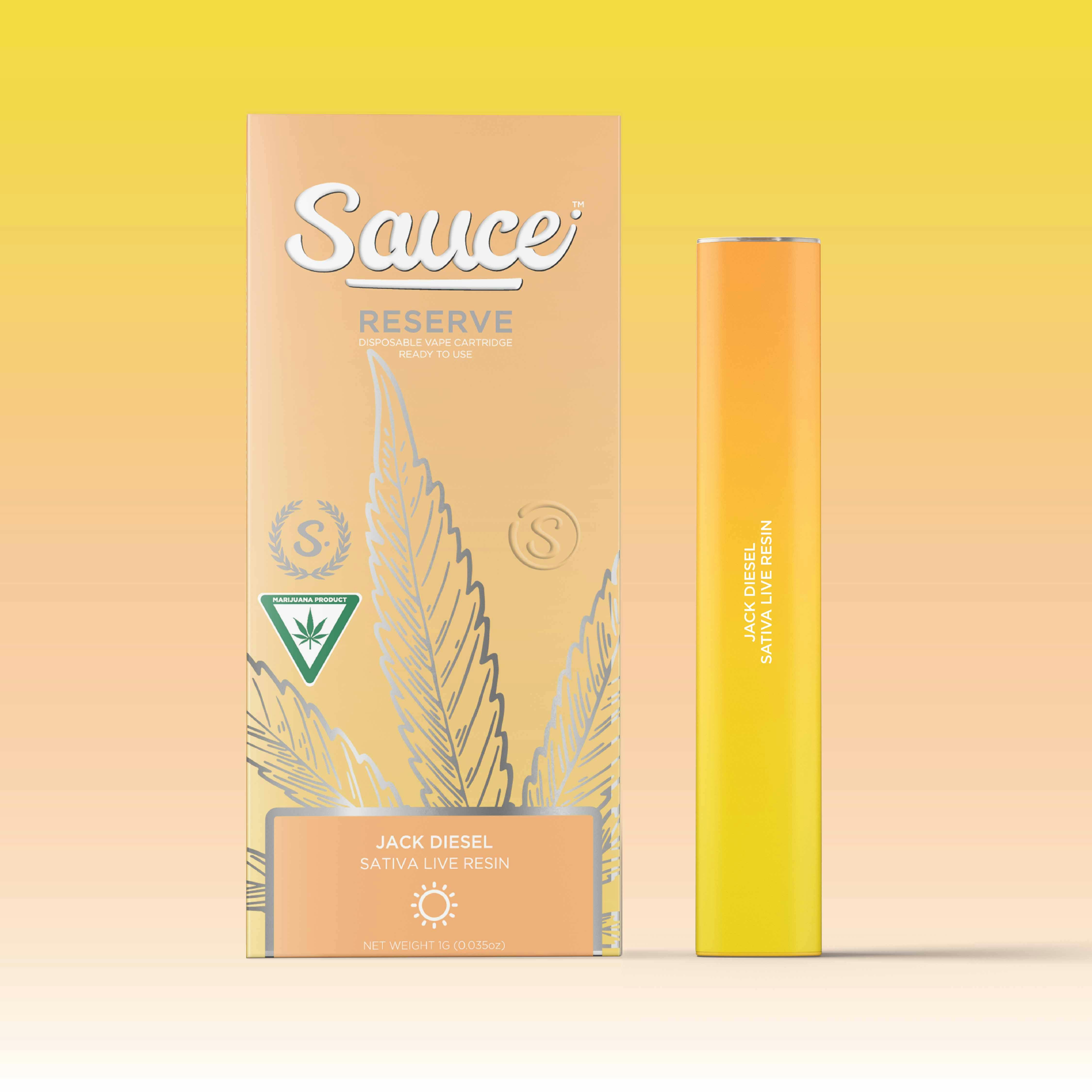 Photograph of product: Sauce - Jack Diesel - Live Resin Disposable - - Oui'd