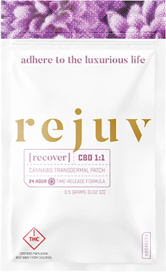 Photograph of product: Rejuv - Recover TH-oui:CBD 1:1 - Transdermal Patch
