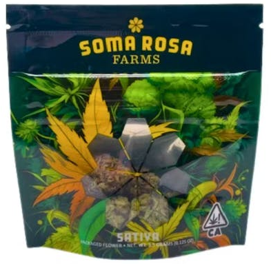 Photograph of product: SOMA ROSA 3.5G COCO JAM $25 | NON-CANNABIS ACCESSORY $12 | CANNABIS GOOD $3 | EXCISE TAX $0.57