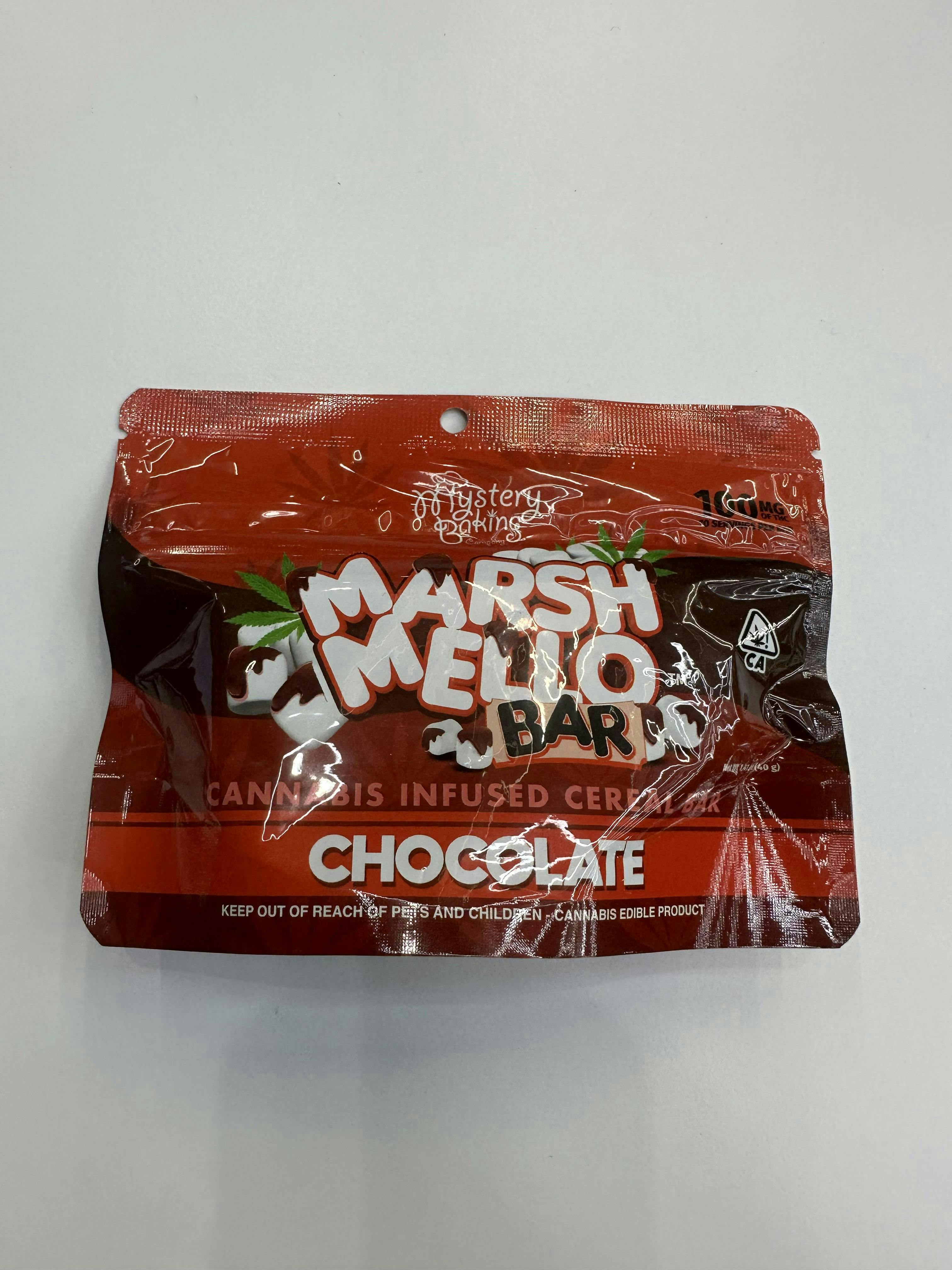 Photograph of product: Mystery Baking Co - Mystery Baking Co - Chocolate Marshmello Bar - 100mg