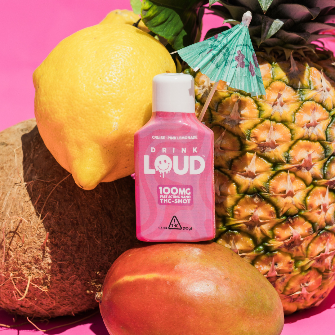 Photograph of product: Rove - Drink Loud - Pink Lemonade - 100mg TH-oui Shot - 50mL