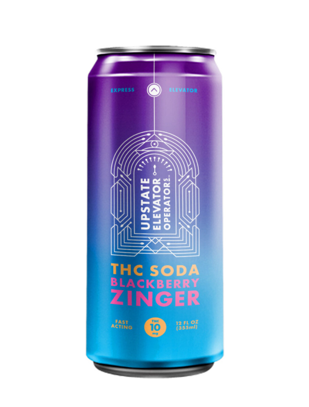 Photograph of product: 10MG TH-oui Blackberry Zinger Soda