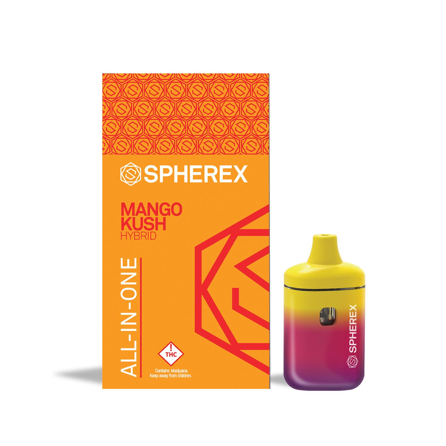 Photograph of product: Disposable Vape - - Mango Kush (Spherex)