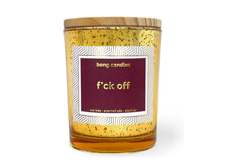 Photograph of product: F*ck Off Stash Jar Candle