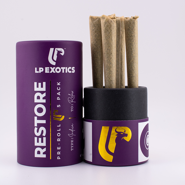 Photograph of product: LP Exotics Gelato 41 1g Preroll 5pk