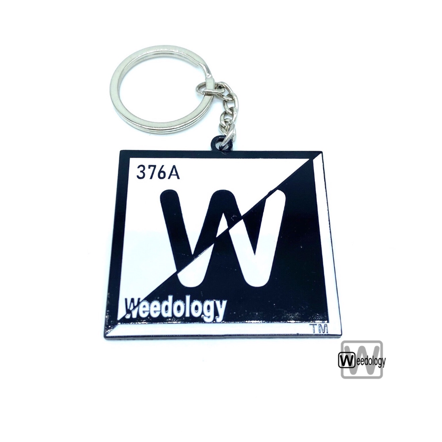 Photograph of product: Oui'dology BLACK & WHITE Keychain - BOTH